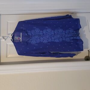 Johnny Was Blue Button Down Shirt Nordstroms